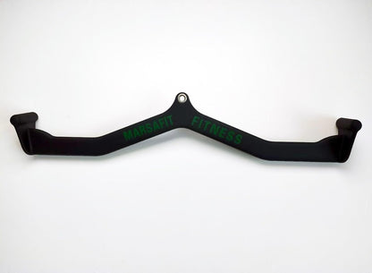 Home Gym Fitness Rowing T-Bar V-Bar Pulley Cable Machine Attachment, Bicep Curl Tricep Lat Pulldown Bar Back Strength Training Handle Grips Lat Pull down Bar for Seat Row Workout