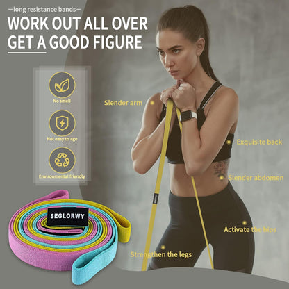 Resistance Bands for Women Men, Exercise Bands for Working Out, Fabric Body Fitness Workout Bands Pull up Assistance Bands