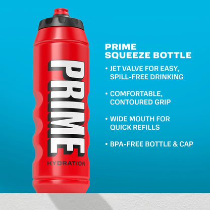 Hydration Squeeze Bottle, 1L - RED