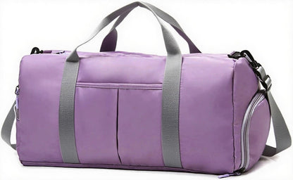 US Sports Gym Travel Duffel Bag Wet Pocket Shoes Compartment Swim Yoga Training