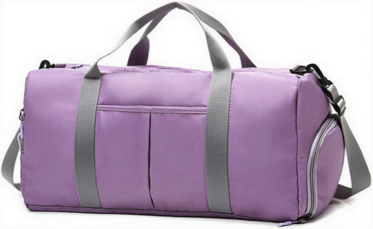 US Sports Gym Travel Duffel Bag Wet Pocket Shoes Compartment Swim Yoga Training