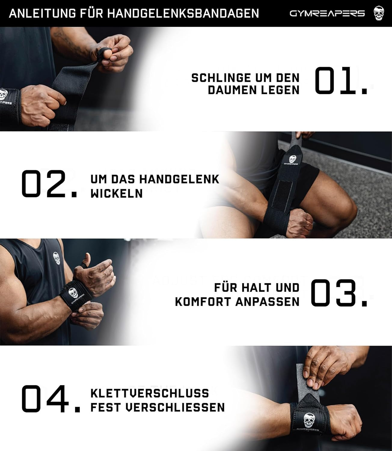 Weightlifting Wrist Wraps (IPF Approved) 18" Professional Quality Wrist Support with Heavy Duty Thumb Loop - Best Wrap for Powerlifting Competition, Strength Training, Bodybuilding