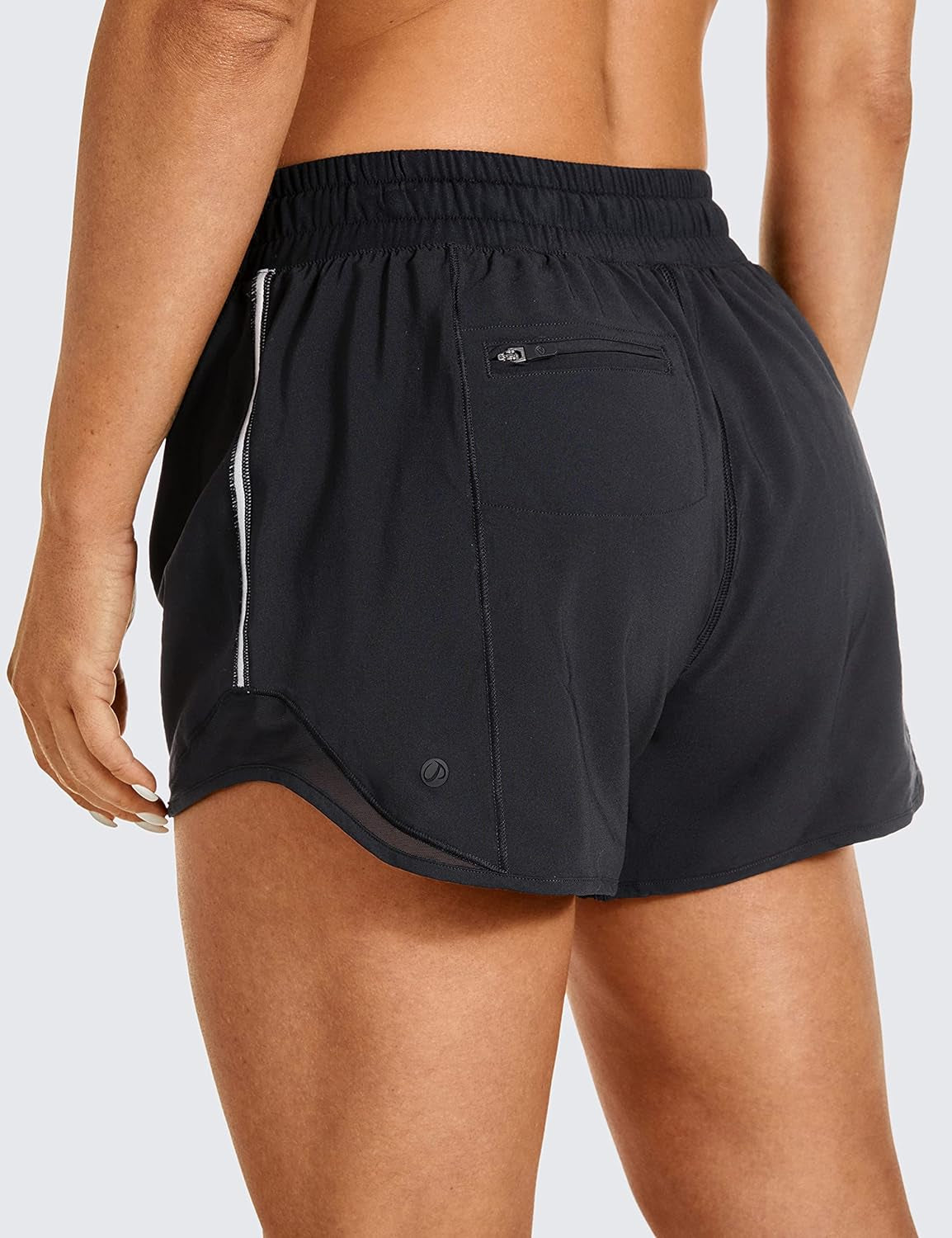 Lined Mid-Rise Feathery-Fit Shorts with 4'' Drawstring by