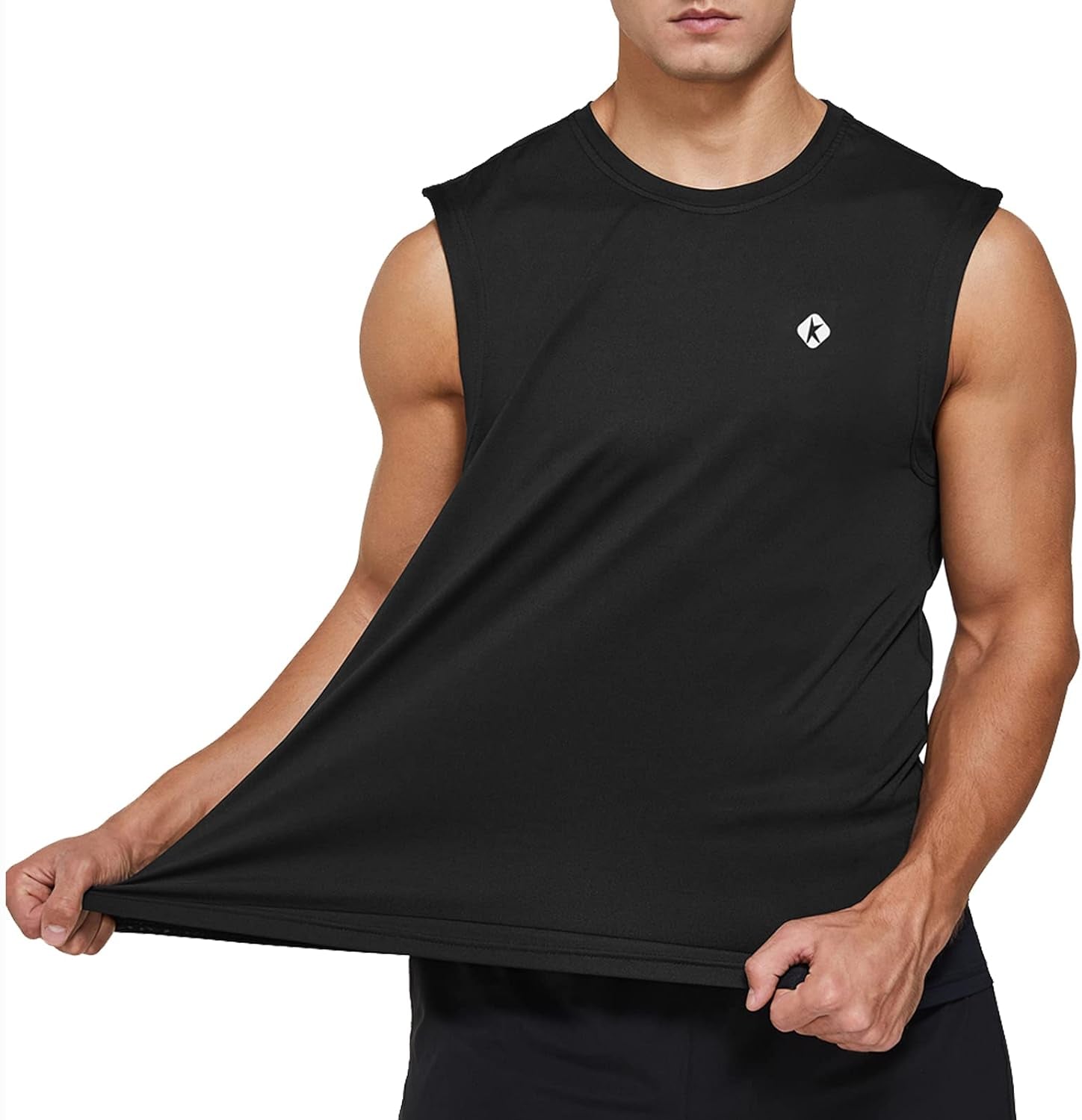 Men'S Sleeveless Quick Dry Workout Tank Top- Gym Fitness Running Training Muscle Bodybuilding Tank Top